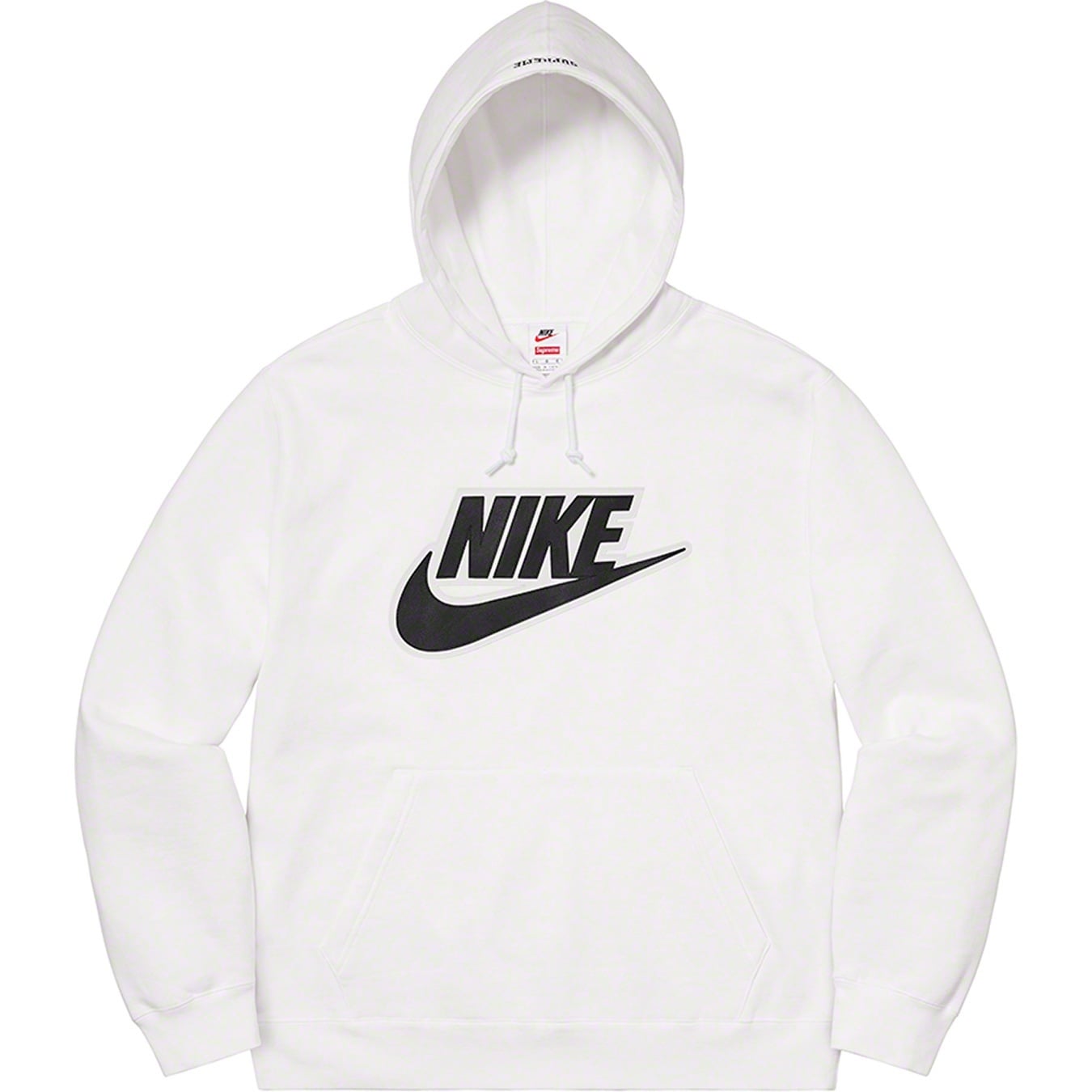 Supreme®/Nike® Leather Appliqué Hooded Sweatshirt view 2